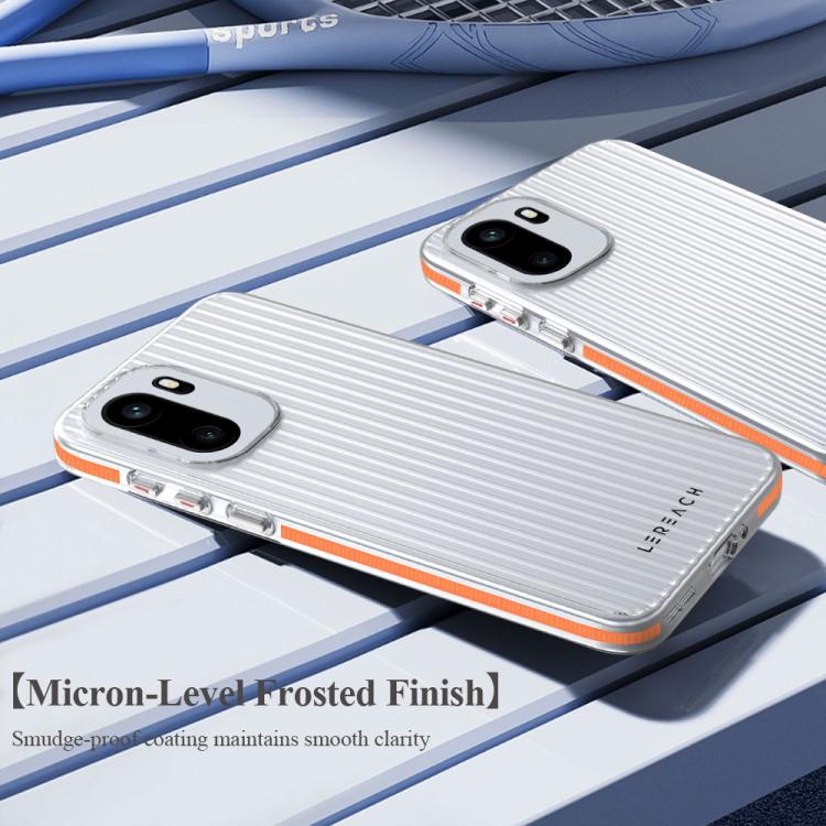 For OnePlus Ace 6/Ace 6T/15R LeReach TOC Icicle Series Ice Mist Double-Sided Non-Slip Phone Case