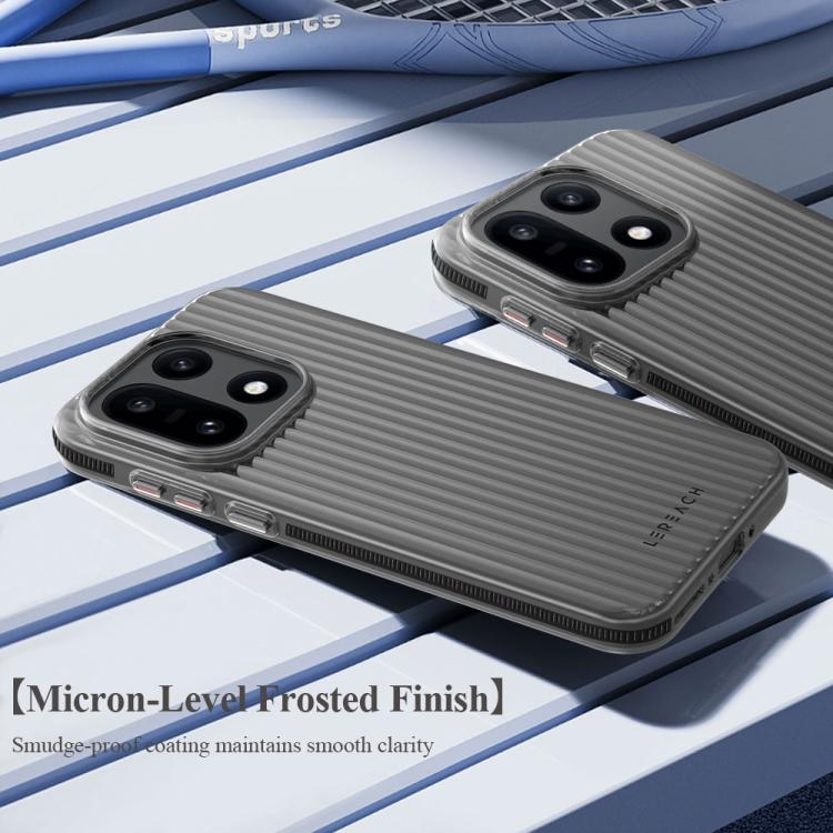 For OnePlus 15 LeReach TOC Icicle Series Ice Mist Double-Sided Non-Slip Phone Case