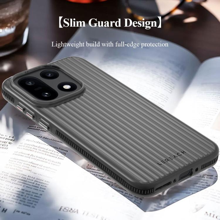 For OnePlus 15 LeReach TOC Icicle Series Ice Mist Double-Sided Non-Slip Phone Case