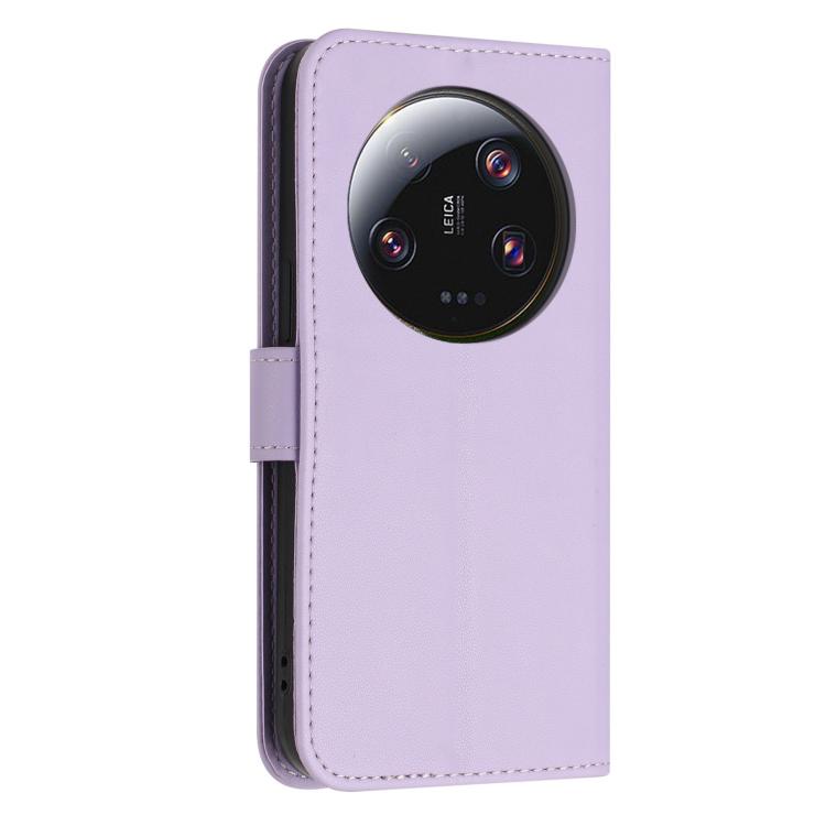 For Xiaomi 13 Ultra Glitter Butterfly Zipper Vegan Leather Phone Case with Wrist Strap