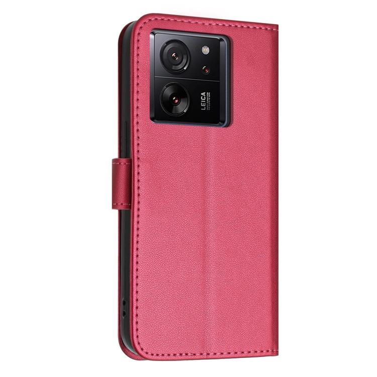 For Xiaomi 13T / 13T Pro / Redmi K60 Ultra Glitter Butterfly Zipper Vegan Leather Phone Case with Wrist Strap