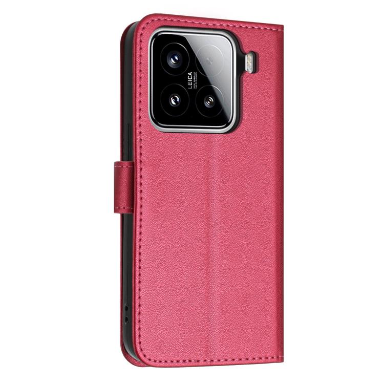 For Xiaomi 15 Glitter Butterfly Zipper Vegan Leather Phone Case with Wrist Strap