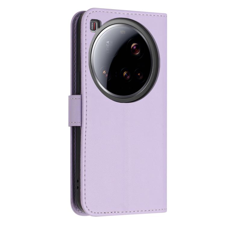 For Xiaomi 15 Ultra Glitter Butterfly Zipper Vegan Leather Phone Case with Wrist Strap