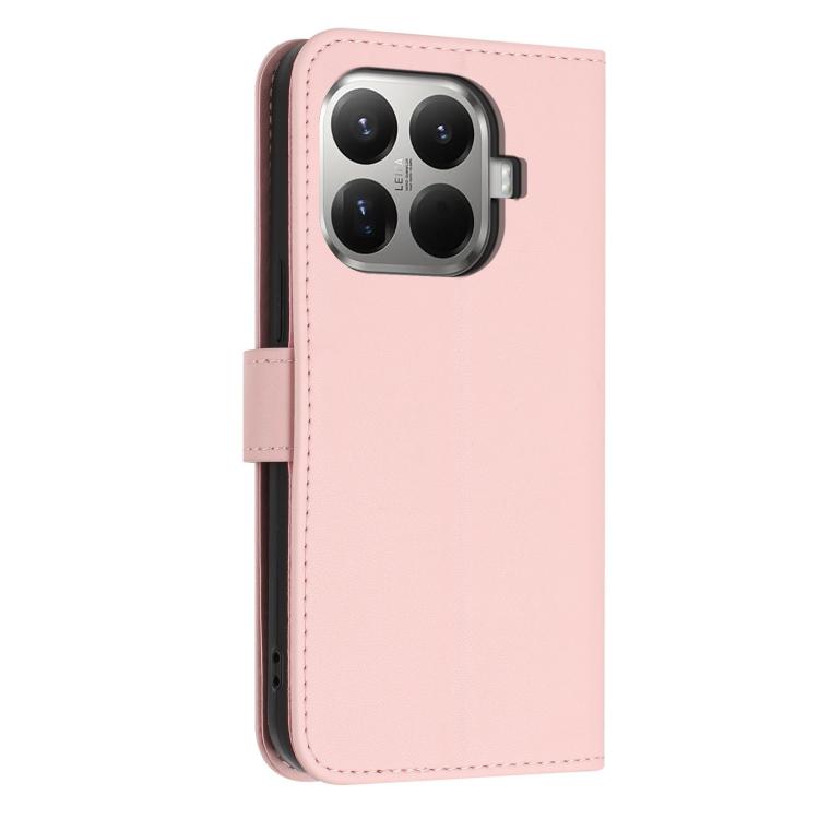 For Xiaomi 15T Pro 5G Glitter Butterfly Zipper Vegan Leather Phone Case with Wrist Strap