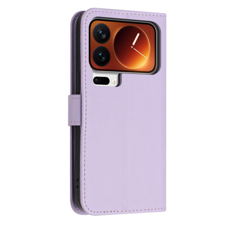 For Xiaomi 17 Pro Glitter Butterfly Zipper Vegan Leather Phone Case with Wrist Strap