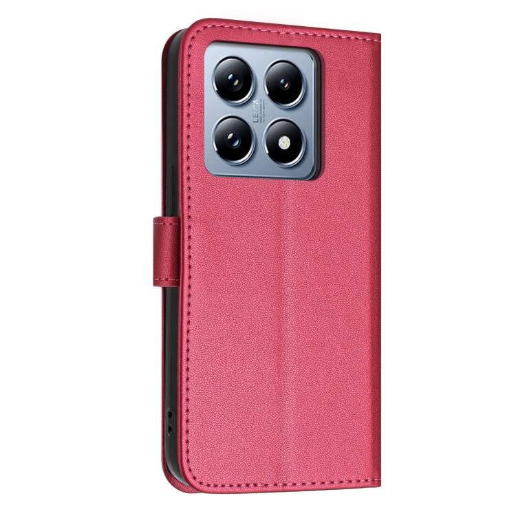 For Xiaomi 14T 5G Global Glitter Butterfly Zipper Vegan Leather Phone Case with Wrist Strap