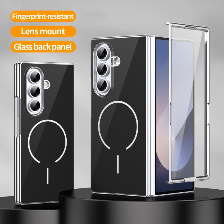 For Galaxy Z Fold3 5G Integrated Glass Scratch Resistant Magnetic Phone Case
