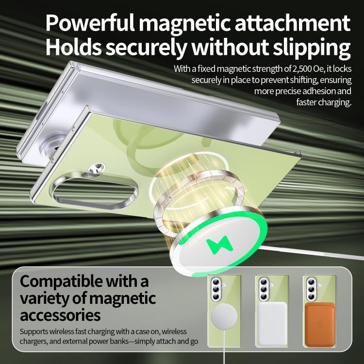 For Galaxy Z Fold4 Integrated Glass Scratch Resistant Magnetic Phone Case