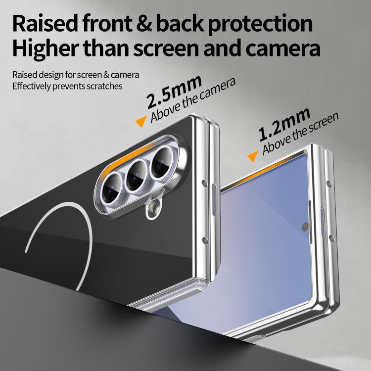 For Galaxy Z Fold7 5G Integrated Glass Scratch Resistant Magnetic Phone Case
