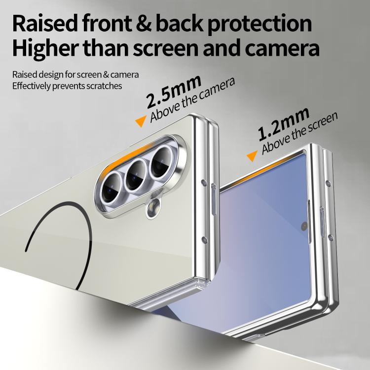For Galaxy Z Fold7 5G Integrated Glass Scratch Resistant Magnetic Phone Case