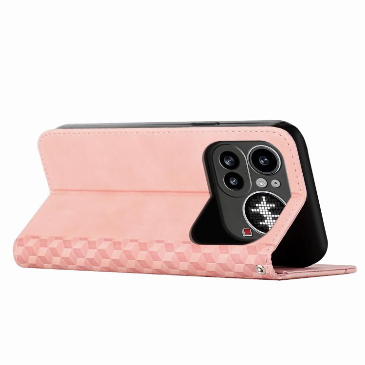 For Nothing Phone 4a Pro Diamond Splicing Skin Feel Magnetic Leather Phone Case