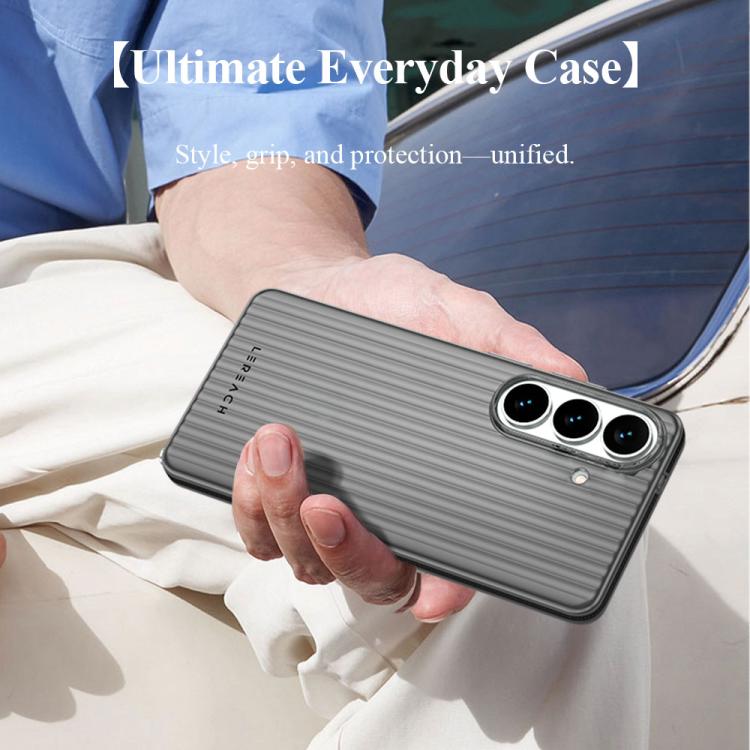 For Galaxy S26 5G LeReach TOC Icicle Series Ice Mist Double-Sided Non-Slip Phone Case