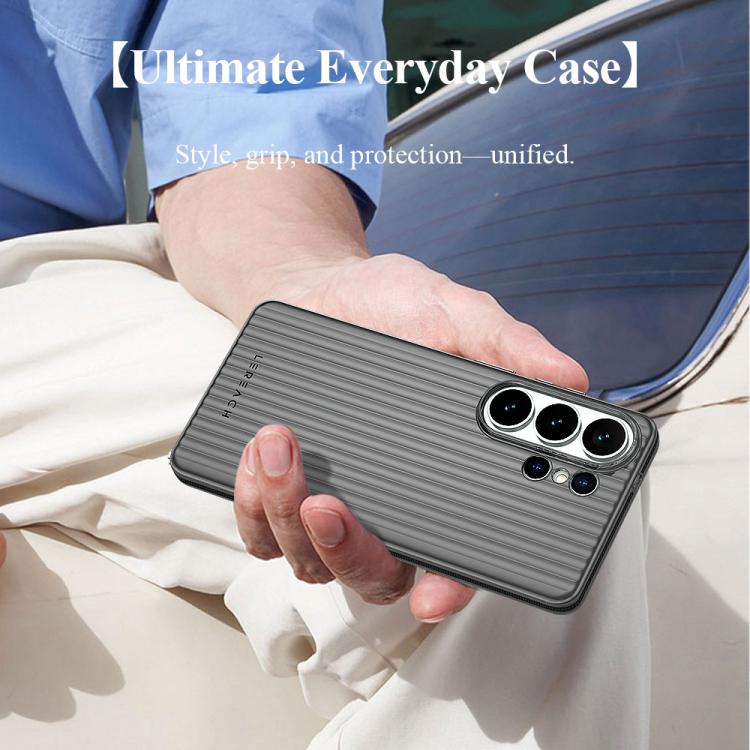 For Galaxy S26 Ultra 5G LeReach TOC Icicle Series Ice Mist Double-Sided Non-Slip Phone Case