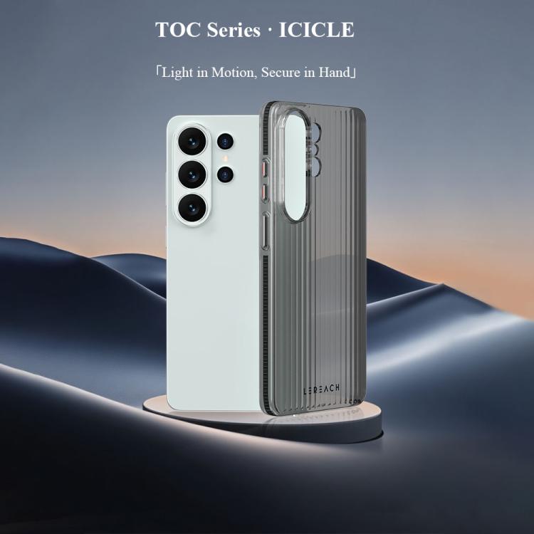 For Galaxy S26 Ultra 5G LeReach TOC Icicle Series Ice Mist Double-Sided Non-Slip Phone Case