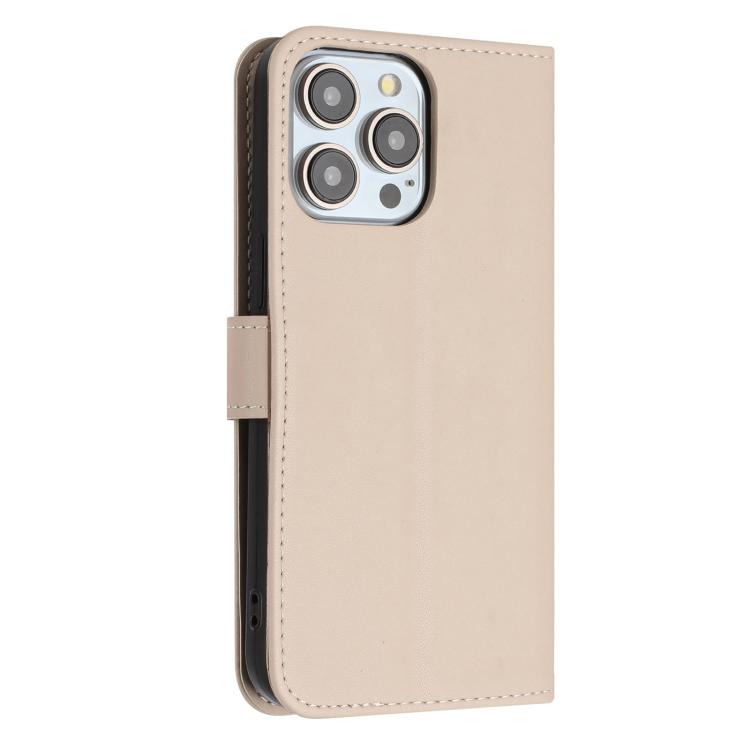 For iPhone 15 Pro Max Glitter Butterfly Zipper Vegan Leather Phone Case with Wrist Strap