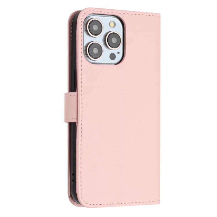 For iPhone 15 Pro Glitter Butterfly Zipper Vegan Leather Phone Case with Wrist Strap
