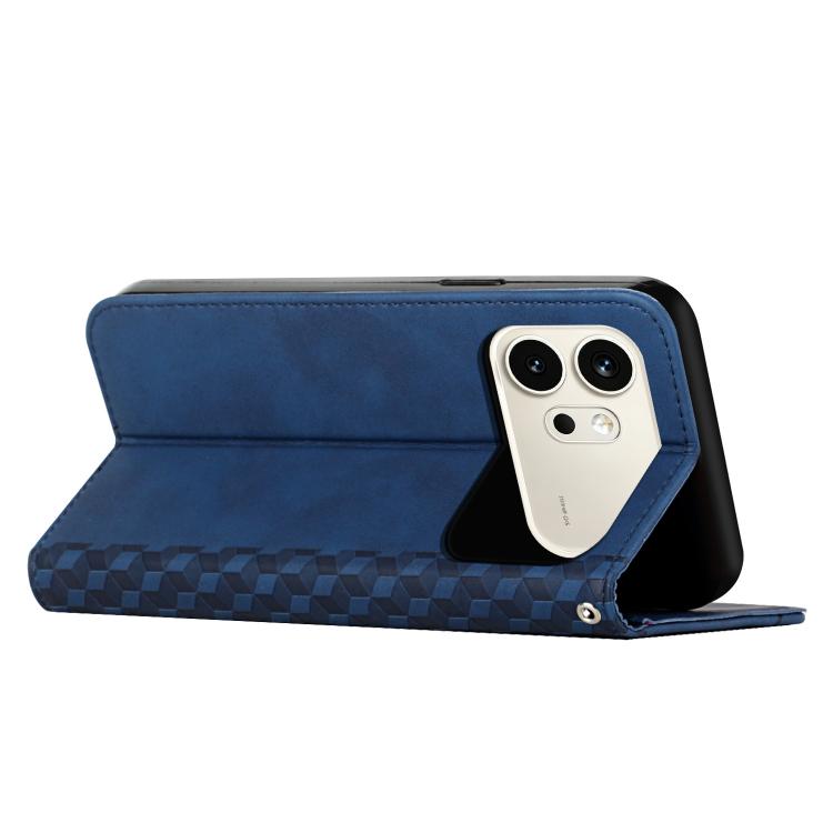 For Honor 600 / 600 Pro Global Diamond Splicing Skin Feel Magnetic Leather Phone Case