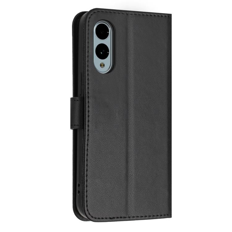 For Fujitsu Arrows We2 F-52E Glitter Butterfly Zipper Vegan Leather Phone Case with Wrist Strap