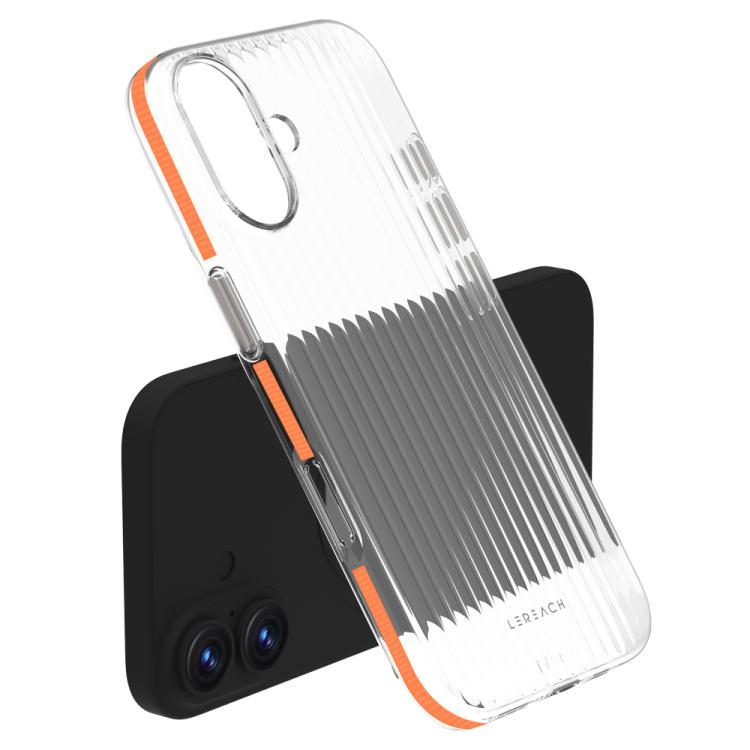 For iPhone 17 LeReach TOC Icicle Series Ice Mist Double-Sided Non-Slip Phone Case