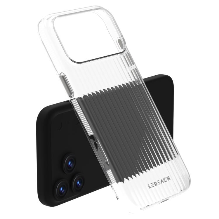 For iPhone 17 Pro LeReach TOC Icicle Series Ice Mist Double-Sided Non-Slip Phone Case
