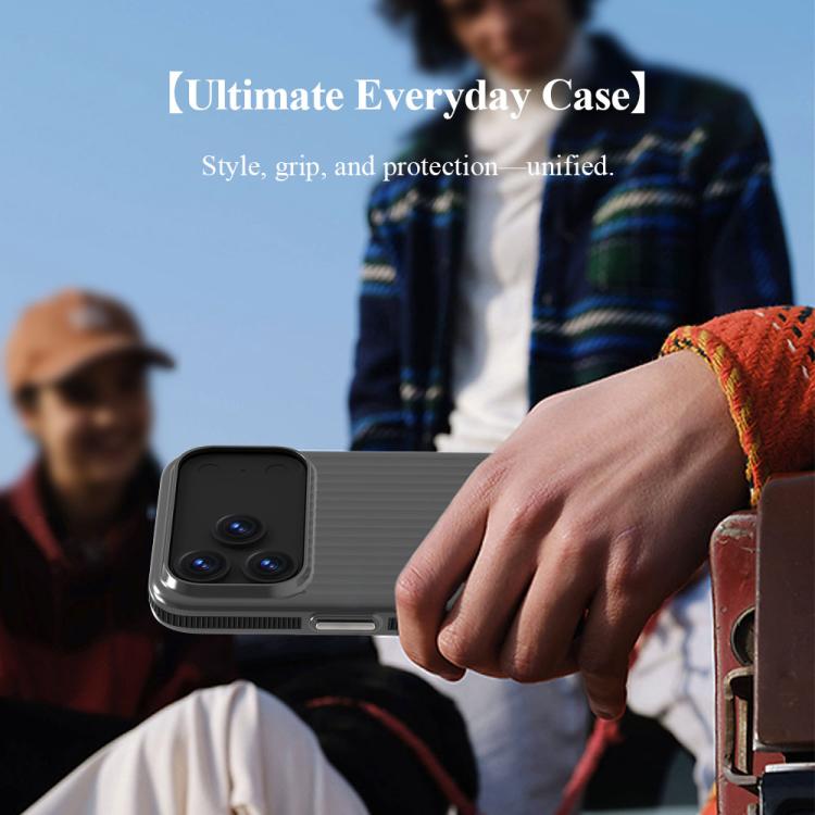 For iPhone 17 Pro LeReach TOC Icicle Series Ice Mist Double-Sided Non-Slip Phone Case