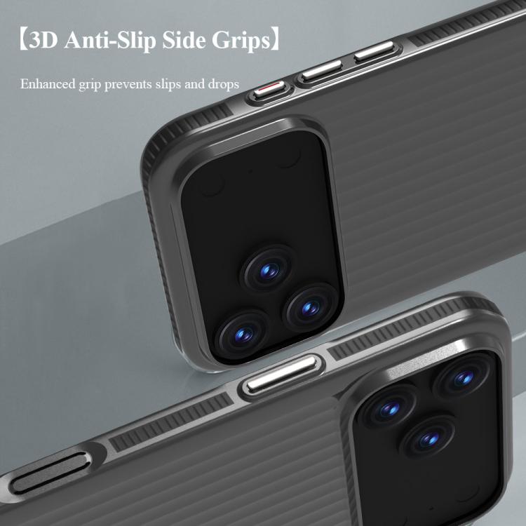 For iPhone 17 Pro Max LeReach TOC Icicle Series Ice Mist Double-Sided Non-Slip Phone Case