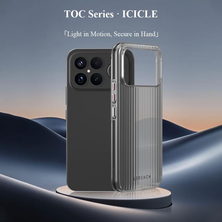 For Redmi K90 Pro Max LeReach TOC Icicle Series Ice Mist Double-Sided Non-Slip Phone Case