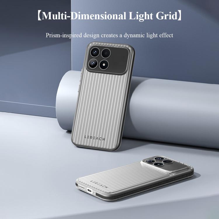 For Redmi K90 / Poco F8 Pro 5G LeReach TOC Icicle Series Ice Mist Double-Sided Non-Slip Phone Case