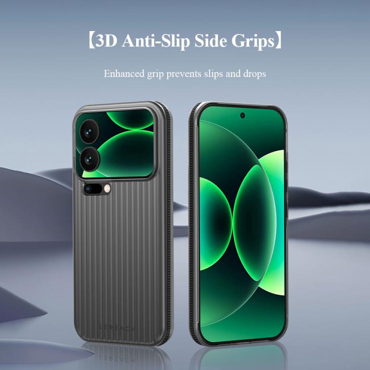 For Xiaomi 17 Pro LeReach TOC Icicle Series Ice Mist Double-Sided Non-Slip Phone Case