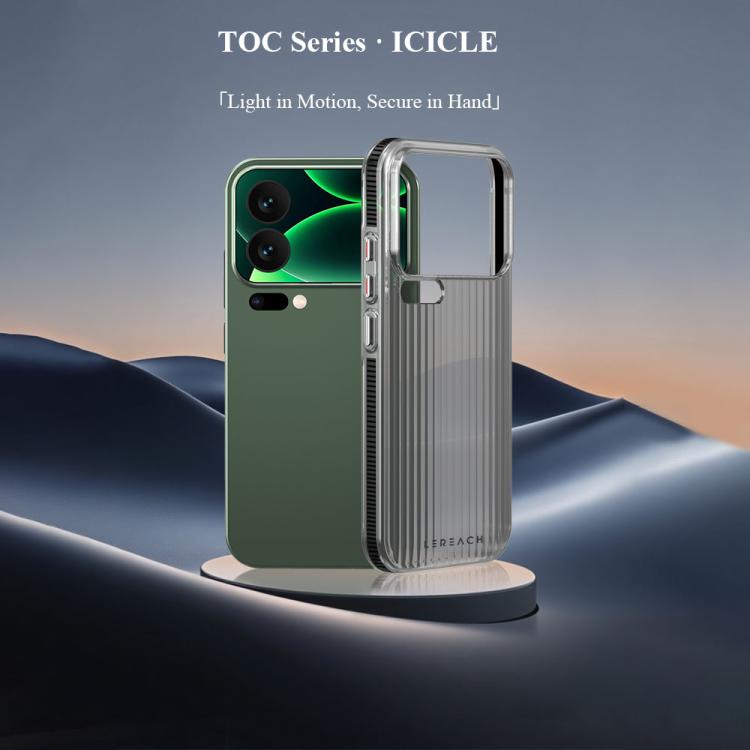For Xiaomi 17 Pro Max LeReach TOC Icicle Series Ice Mist Double-Sided Non-Slip Phone Case