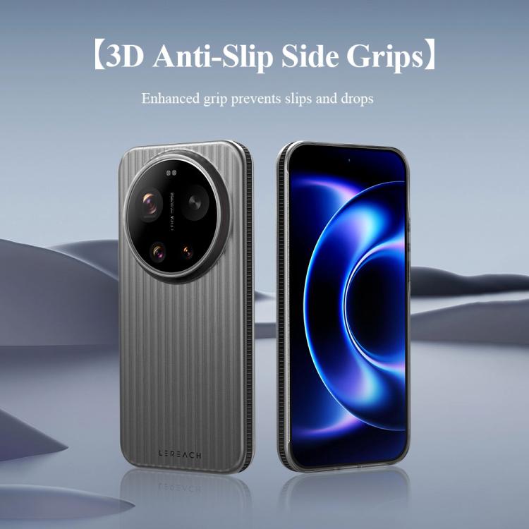 For Xiaomi 17 Ultra LeReach TOC Icicle Series Ice Mist Double-Sided Non-Slip Phone Case