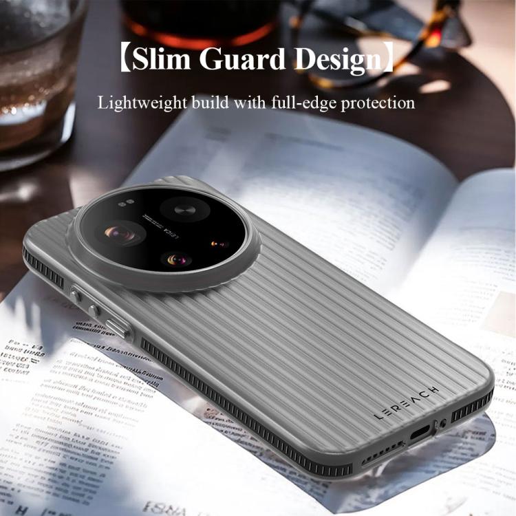 For Xiaomi 17 Ultra LeReach TOC Icicle Series Ice Mist Double-Sided Non-Slip Phone Case
