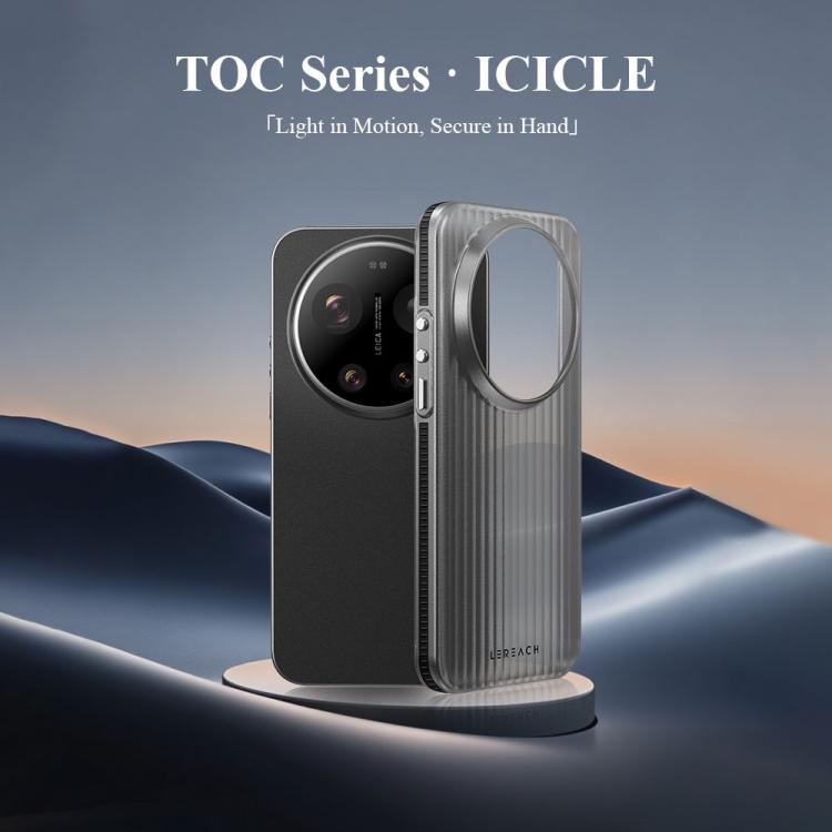 For Xiaomi 17 Ultra LeReach TOC Icicle Series Ice Mist Double-Sided Non-Slip Phone Case