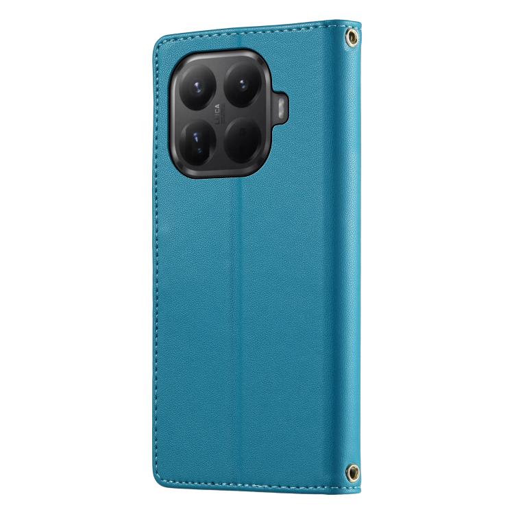 For Xiaomi 15T Pro 5G Cute Cats Magnetic Closure Vegan Leather Phone Case with Strap