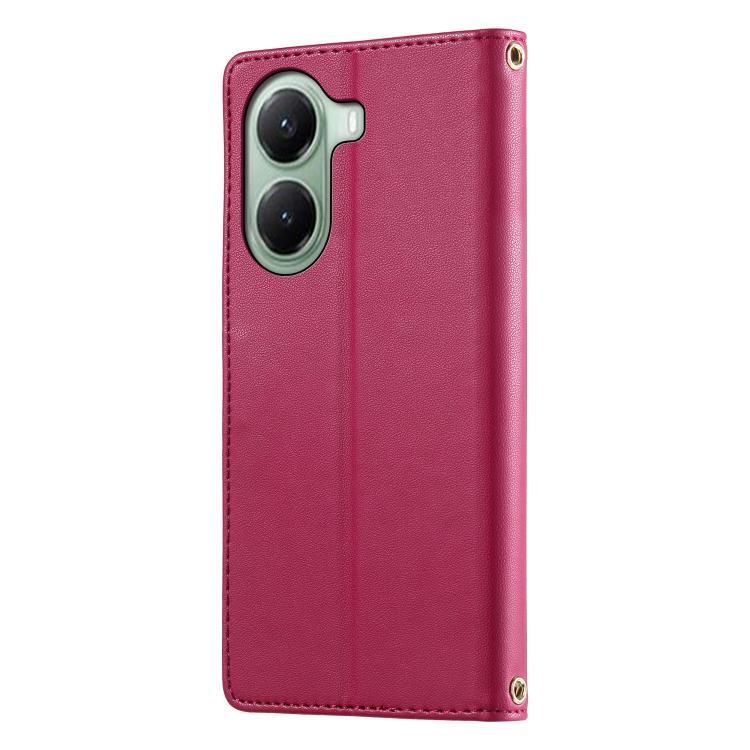 For Xiaomi Poco X7 Pro / Redmi Turbo 4 Cute Cats Magnetic Closure Vegan Leather Phone Case with Strap