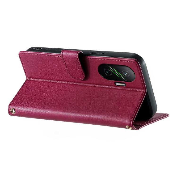 For Xiaomi Poco F7 / Redmi Turbo 4 Pro Cute Cats Magnetic Closure Vegan Leather Phone Case with Strap