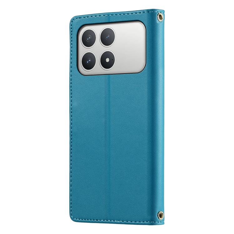 For Xiaomi Poco F8 Pro / Redmi K90 Cute Cats Magnetic Closure Vegan Leather Phone Case with Strap