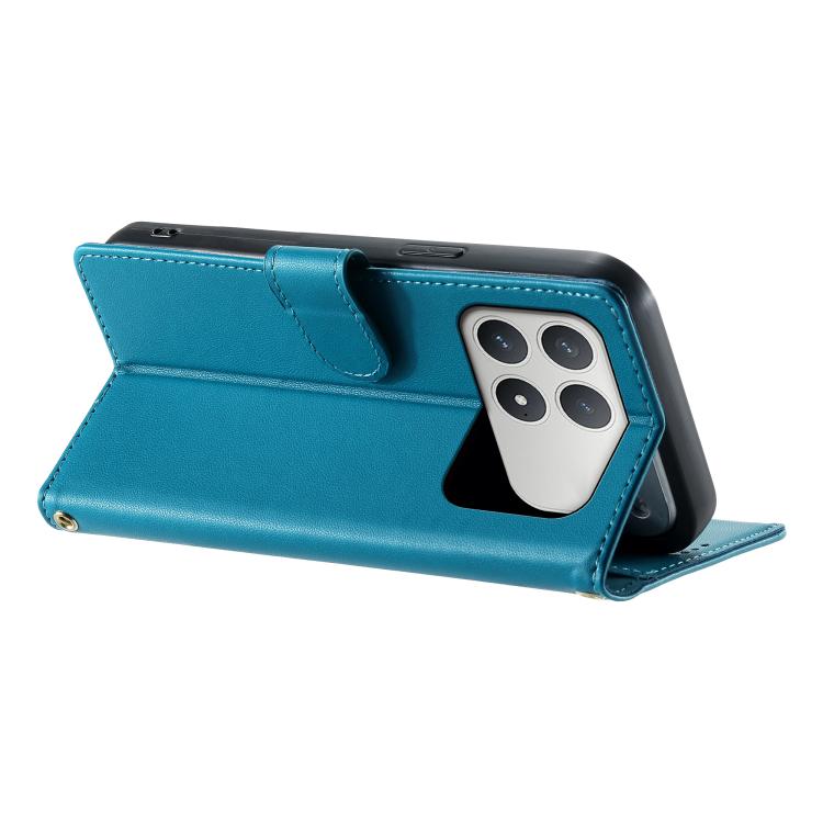 For Xiaomi Poco F8 Pro / Redmi K90 Cute Cats Magnetic Closure Vegan Leather Phone Case with Strap