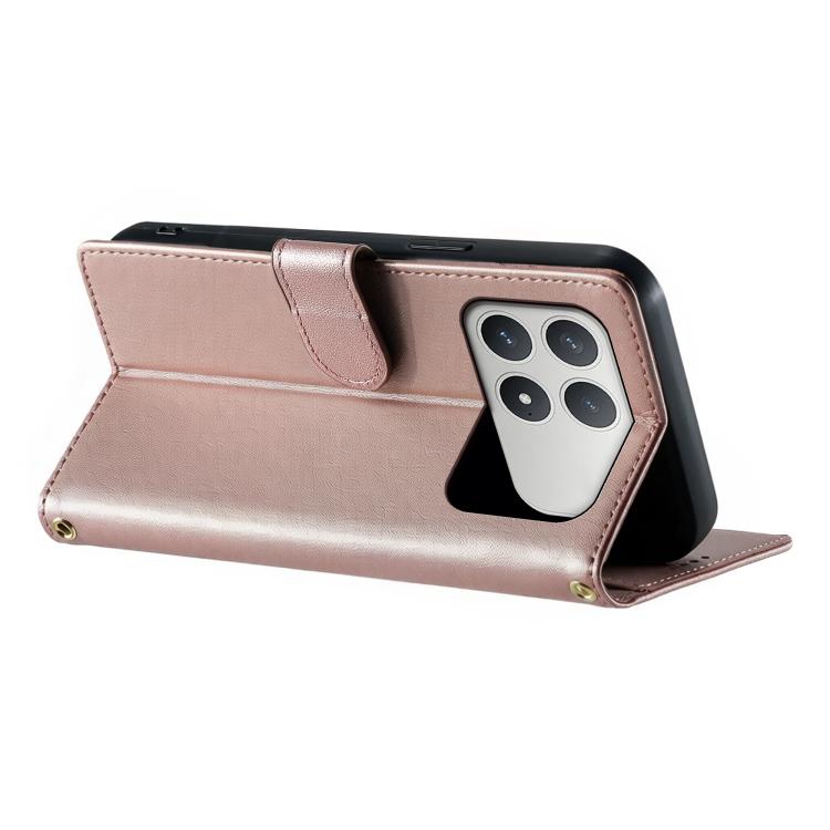 For Xiaomi Poco F8 Pro / Redmi K90 Cute Cats Magnetic Closure Vegan Leather Phone Case with Strap