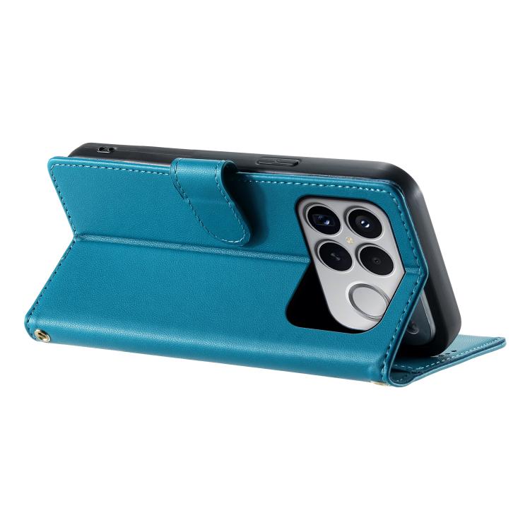 For Xiaomi Poco F8 Ultra / Redmi K90 Pro Max Cute Cats Magnetic Closure Vegan Leather Phone Case with Strap