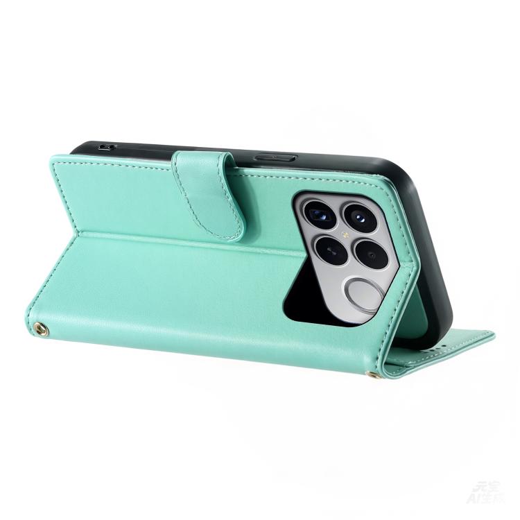 For Xiaomi Poco F8 Ultra / Redmi K90 Pro Max Cute Cats Magnetic Closure Vegan Leather Phone Case with Strap