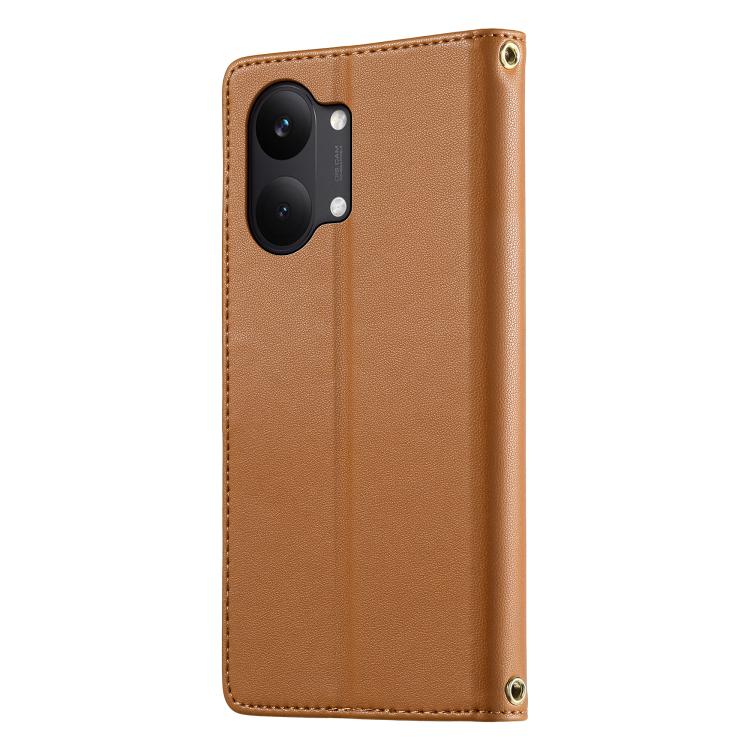 For Xiaomi Poco X8 Pro Max / Redmi Turbo 5 Max Cute Cats Magnetic Closure Vegan Leather Phone Case with Strap