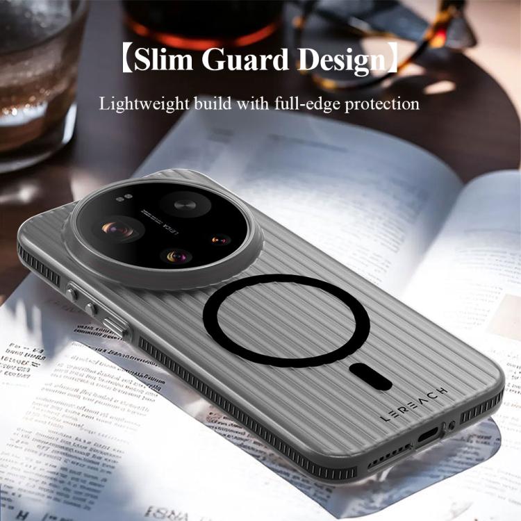 For Xiaomi 17 Ultra LeReach TOC Icicle Series Ice Mist Double-Sided Non-Slip Magnetic Phone Case