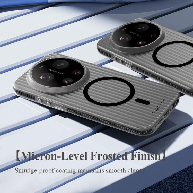 For Xiaomi 17 Ultra LeReach TOC Icicle Series Ice Mist Double-Sided Non-Slip Magnetic Phone Case