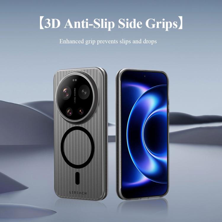 For Xiaomi 17 Ultra LeReach TOC Icicle Series Ice Mist Double-Sided Non-Slip Magnetic Phone Case