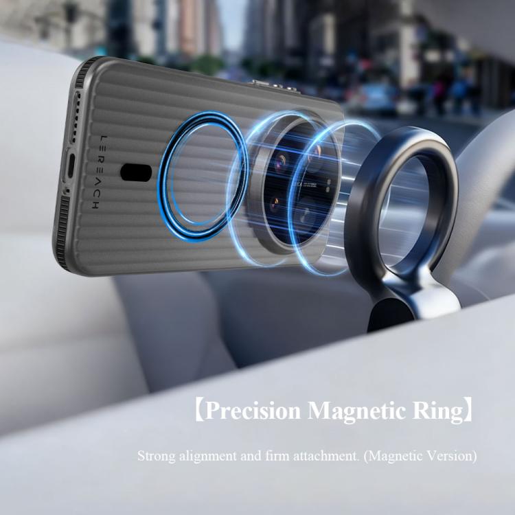 For Xiaomi 17 Ultra LeReach TOC Icicle Series Ice Mist Double-Sided Non-Slip Magnetic Phone Case