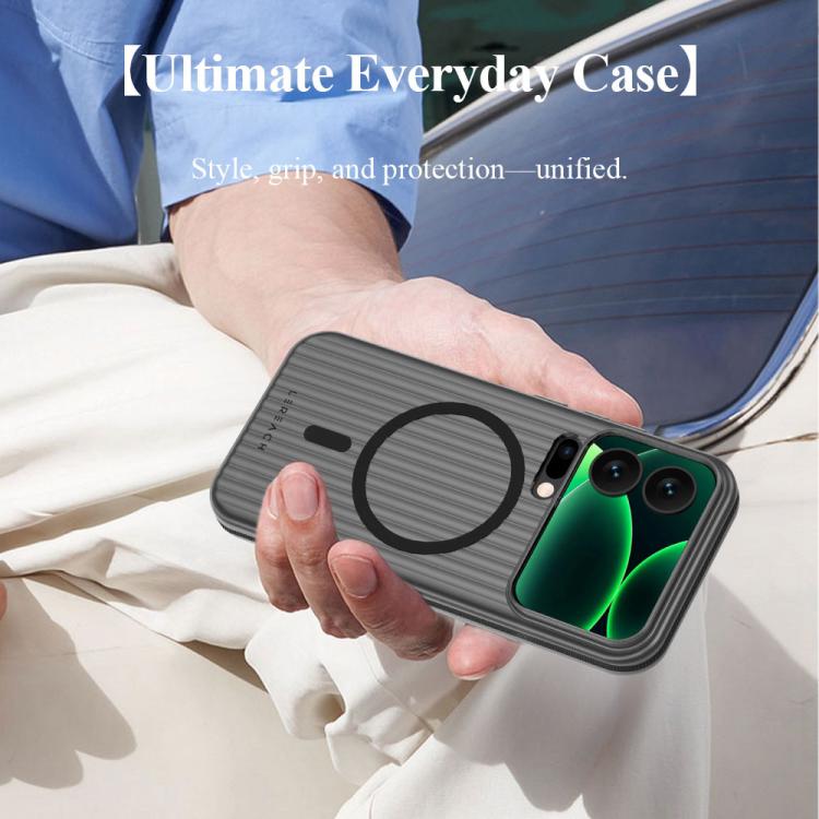 For Xiaomi 17 Pro Max LeReach TOC Icicle Series Ice Mist Double-Sided Non-Slip Magnetic Phone Case