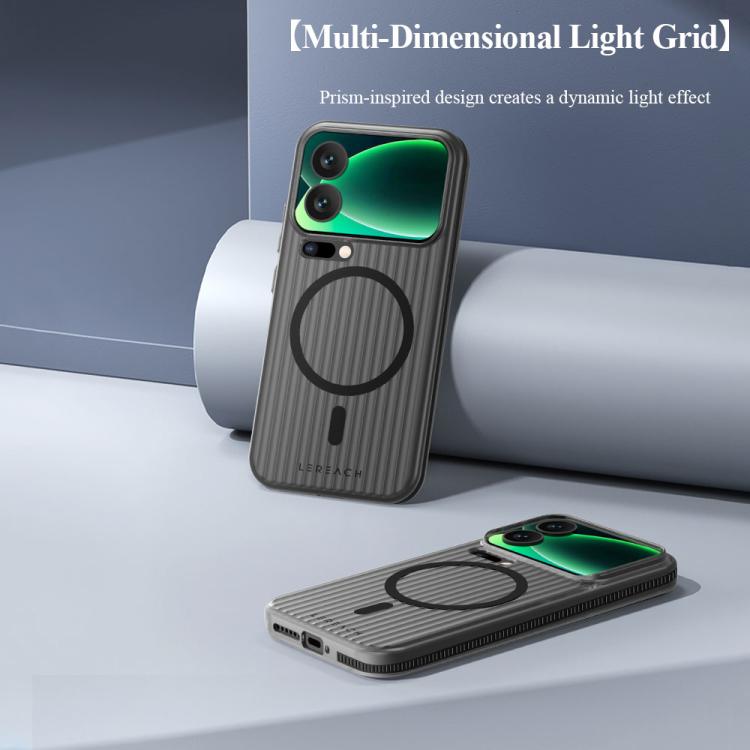 For Xiaomi 17 Pro Max LeReach TOC Icicle Series Ice Mist Double-Sided Non-Slip Magnetic Phone Case