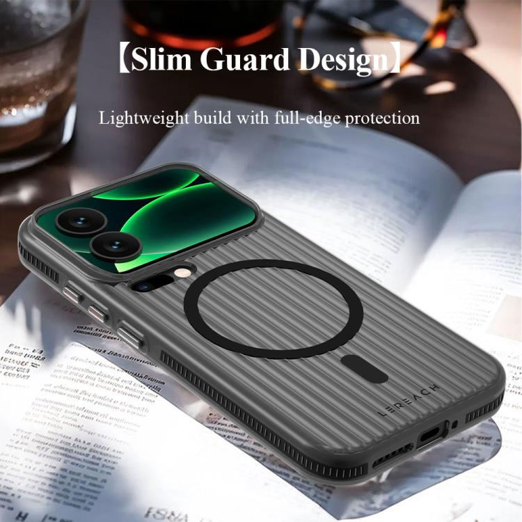 For Xiaomi 17 Pro Max LeReach TOC Icicle Series Ice Mist Double-Sided Non-Slip Magnetic Phone Case