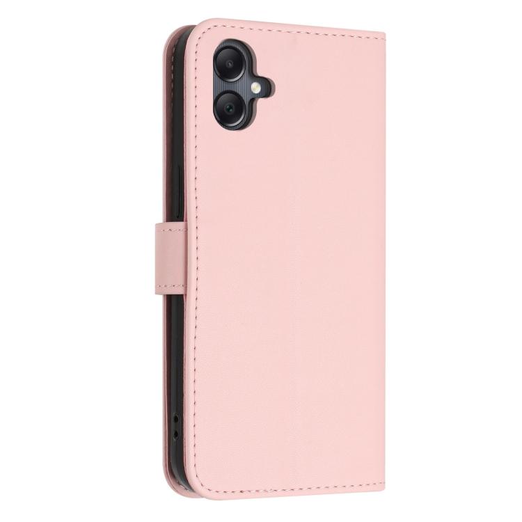 For Galaxy A07 4G / A06 5G / A06 4G Glitter Butterfly Zipper Vegan Leather Phone Case with Wrist Strap